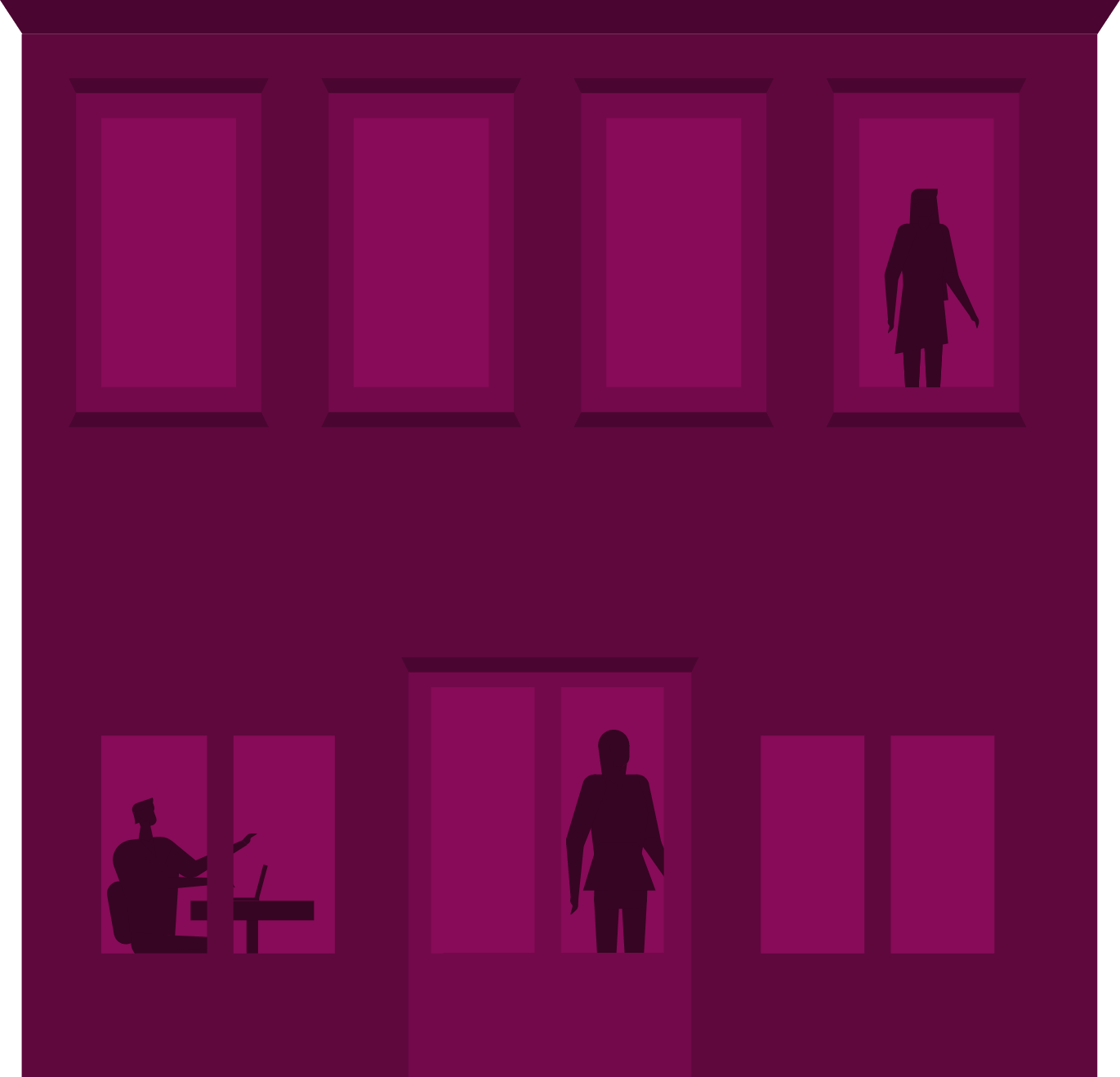 Building with people inside